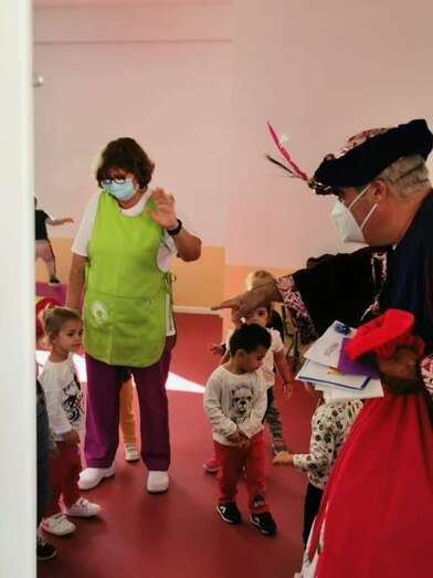 Visita de los pajes reales